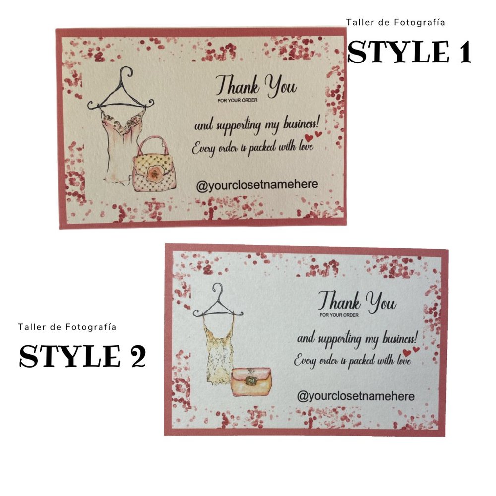 Thank You Cards -  Wardrobe Woman Thank You Card - Picture 2 of 7